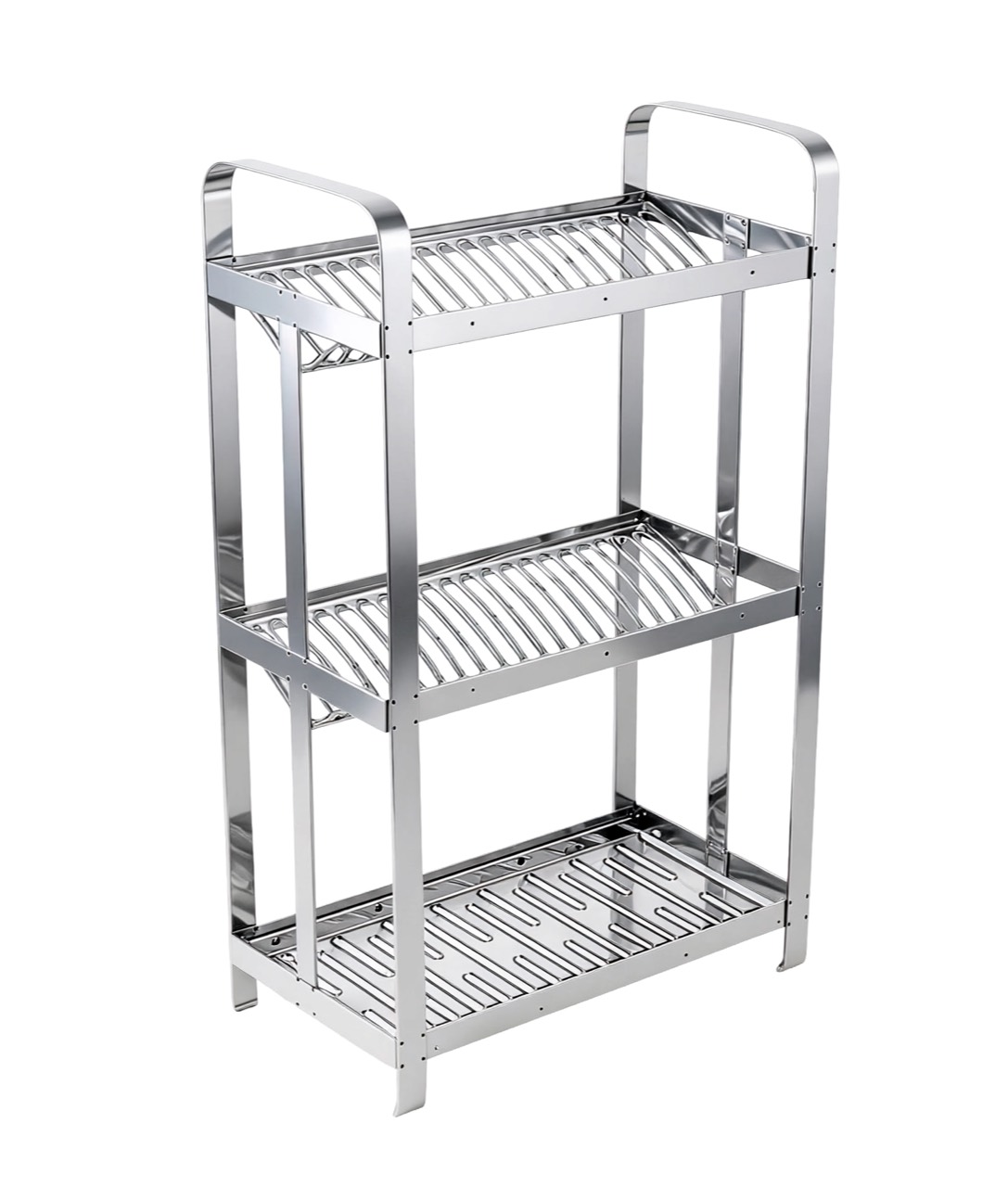 Escorredor industrial Mak-Inox para 40 pratos e 18 copos