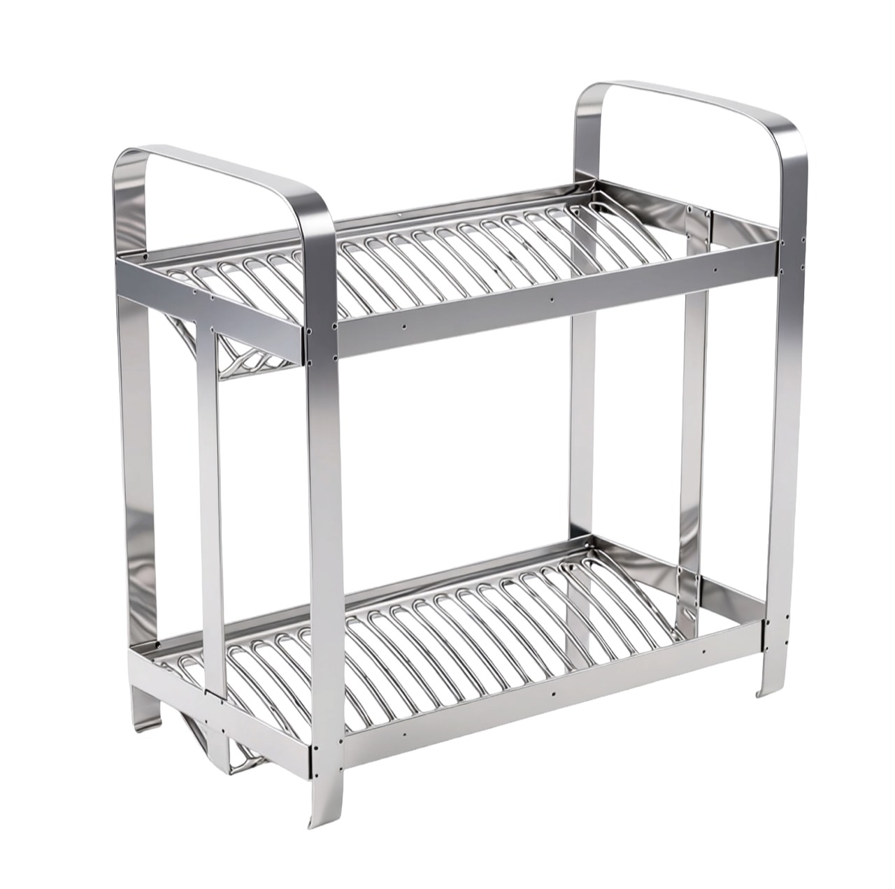 Escorredor industrial Mak-Inox para 40 pratos