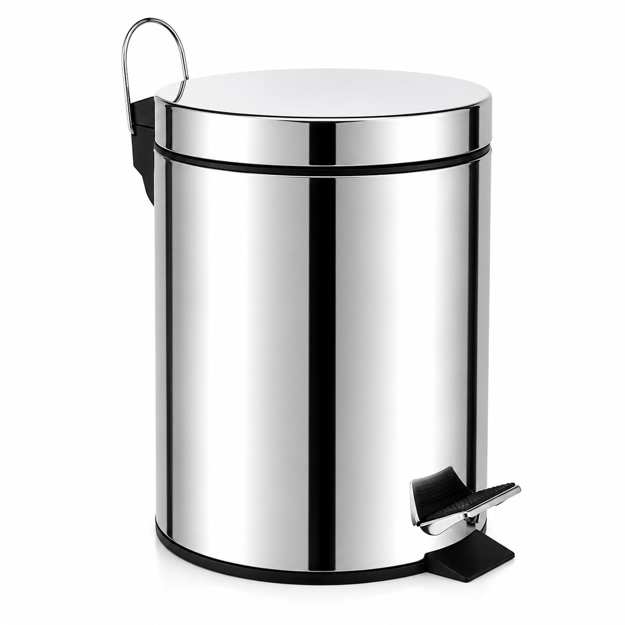 Lixeira Mak-Inox em aço inox com pedal